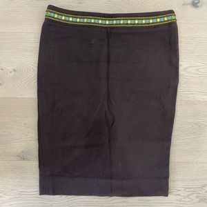 Tory Burch brown skirt size 0